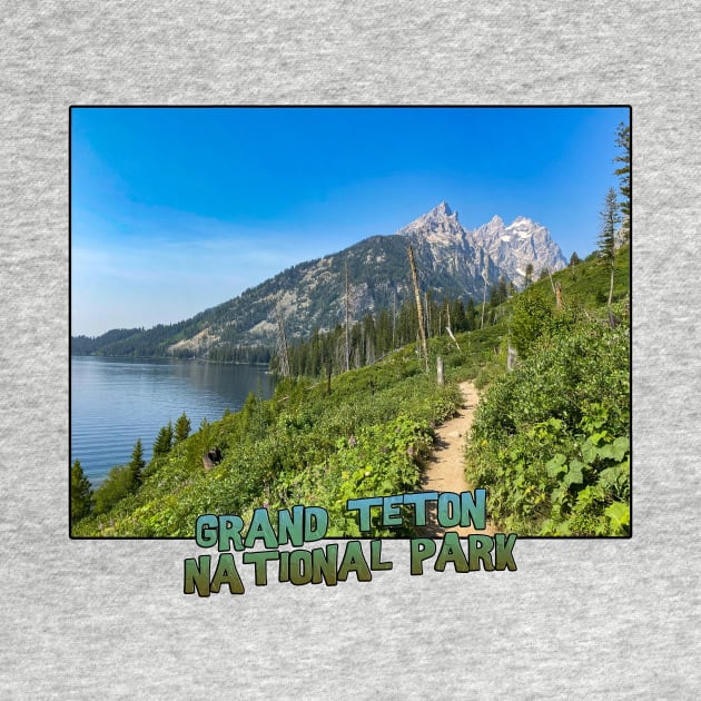 Wyoming State Outline (Grand Teton National Park - Lake Jenny Trail) by gorff